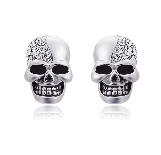 Skull Diamond Earrings