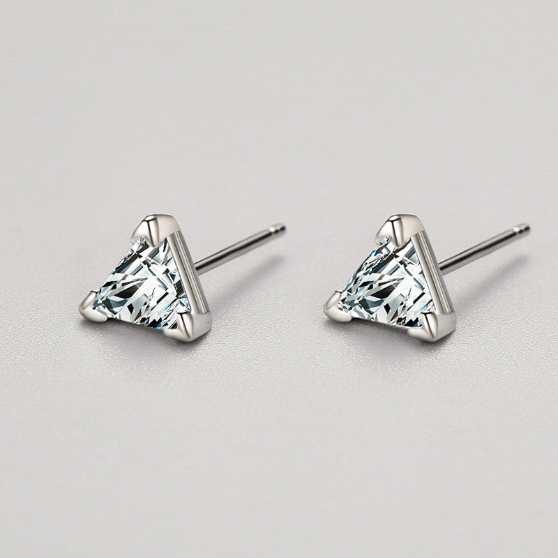 Triangle Diamond Earrings