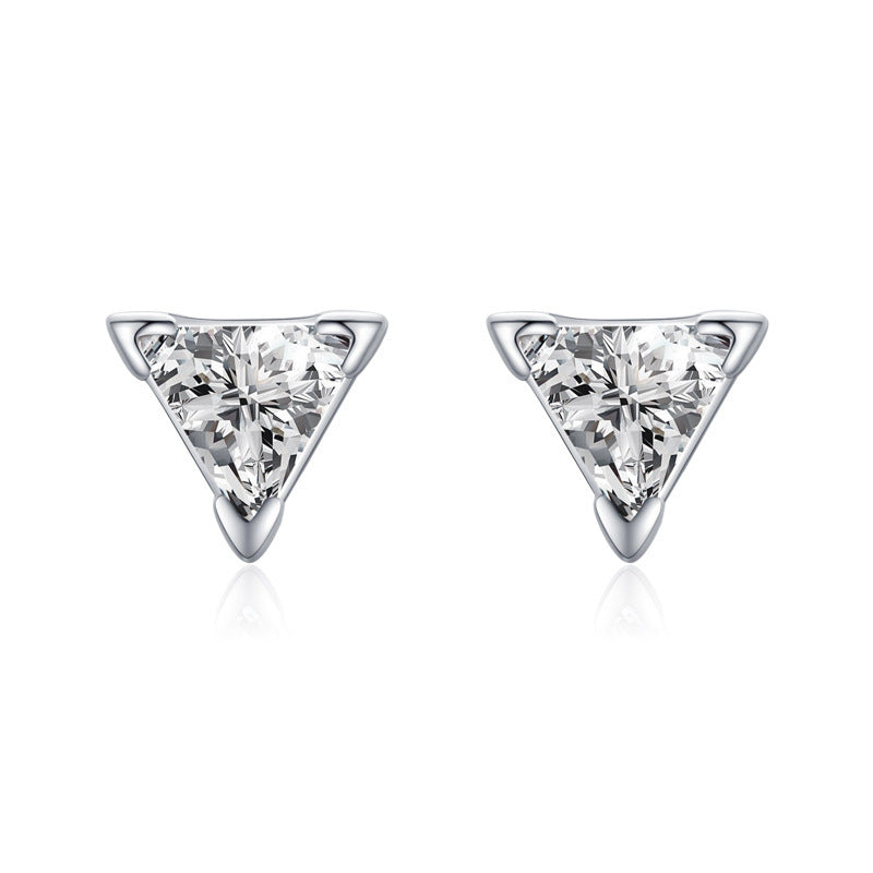 Triangle Diamond Earrings