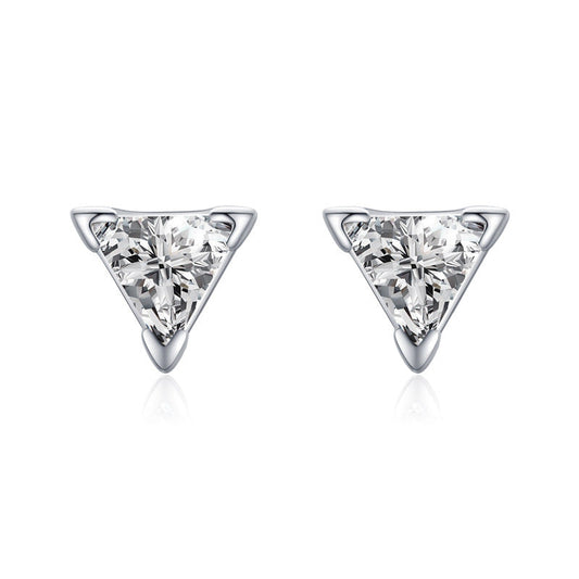 Triangle Diamond Earrings