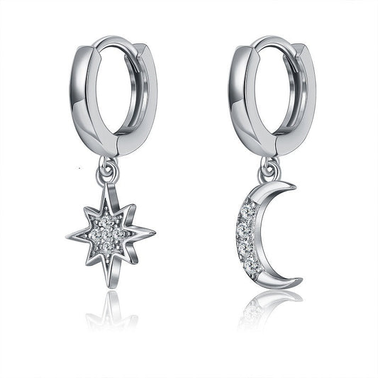 Moon & Sun Diamond Earrings