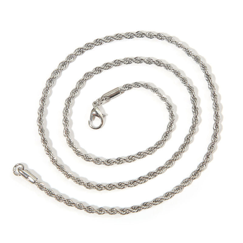 Rope White Gold Chain